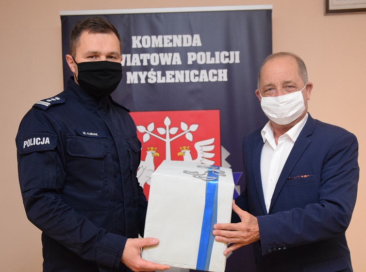 Zdjęcie Dyrektora MORD z Komentandem